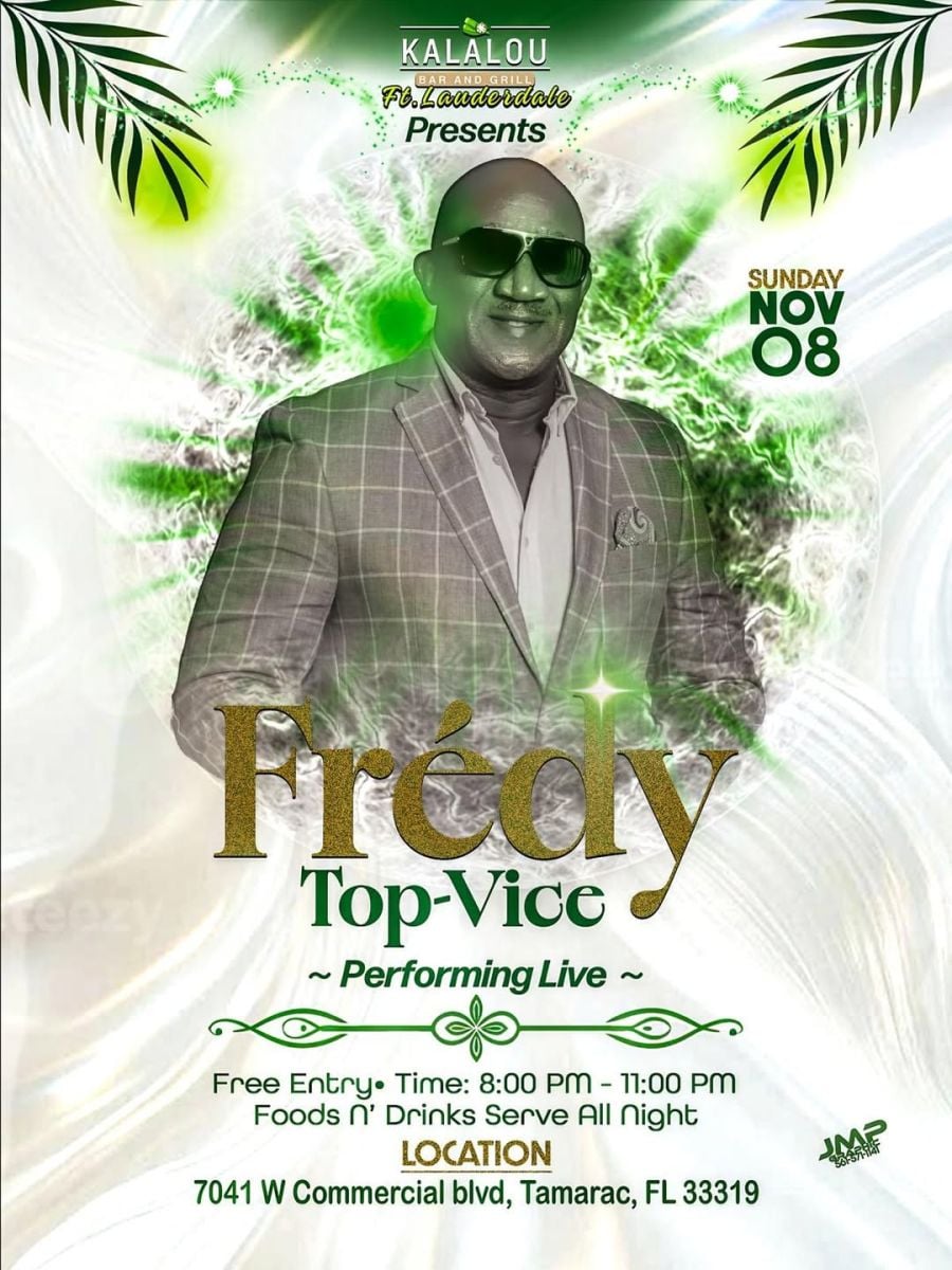 Frédy Top-Vice Live at Kalalou Bar & Grill